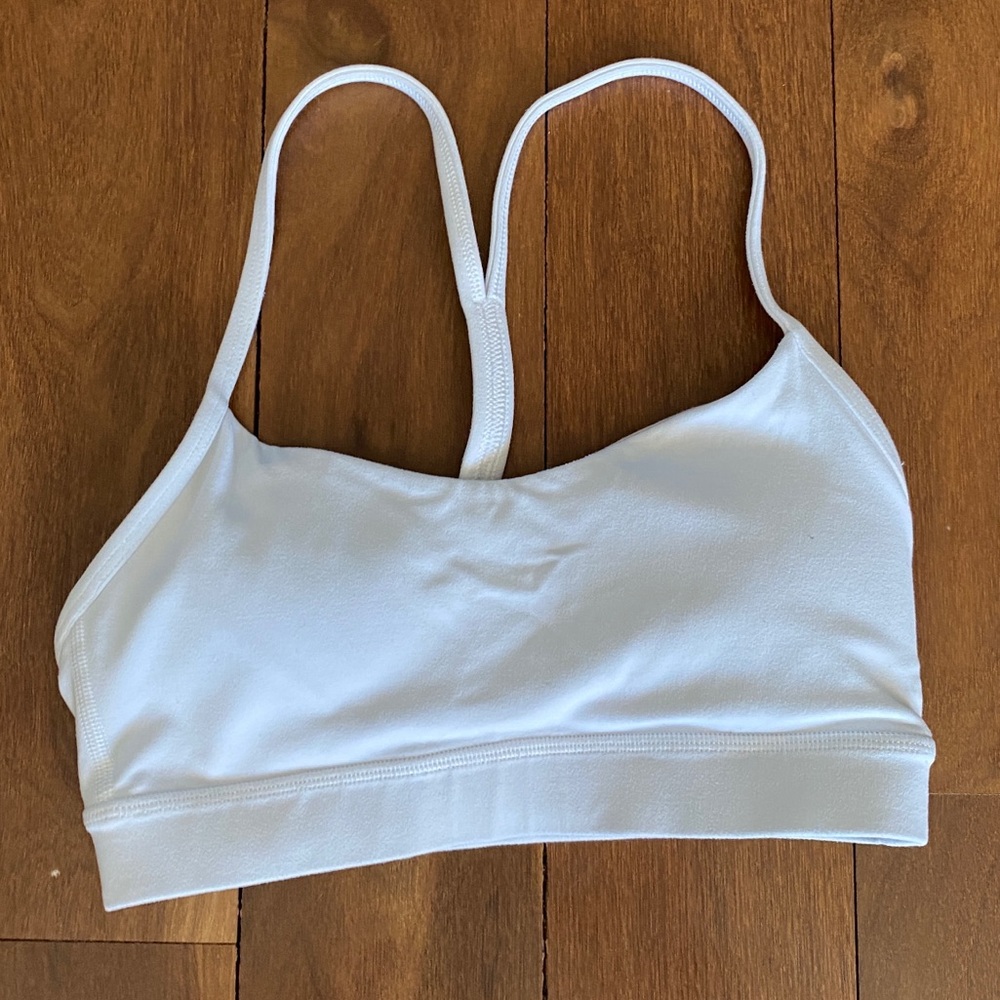 Lululemon White Sports Bra